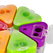 Picture of DOUBLE PLASTIC SHARPENER TRIANGLE 12 PCS